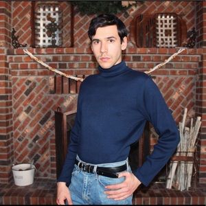 Vintage Ribbed Long Sleeve Turtleneck